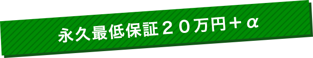 永久最低保証月給20万+α